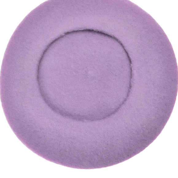 Wool Purple beret - Picture 4 of 4